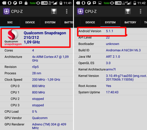 Gambar Aplikasi CPU-z