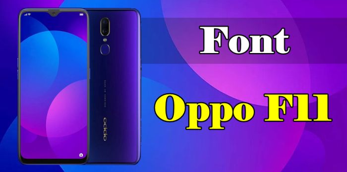 Cara Mengganti Font Oppo F11 Dan F11 Pro | CaraRoot.com