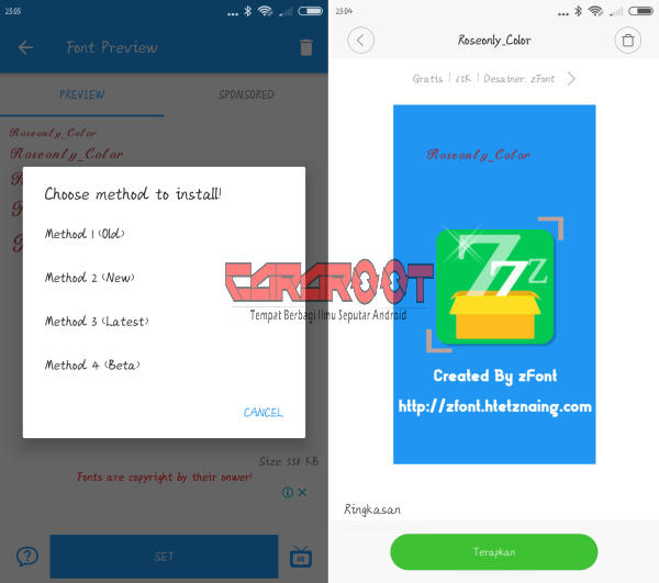 Gambar MIUI Font Installer APK - Aplikasi Font Khusus Untuk Xiaomi Tanpa Root 3